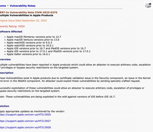 Правительство Индии бьет тревогу: iPhone и другие устройства Apple нужно срочно обновить, чтобы закрыть бэкдор