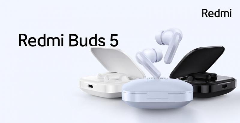 Redmi Buds 5: ANC, Bluetooth 5.3 и время автономной работы до 40 часов за 27 долларов