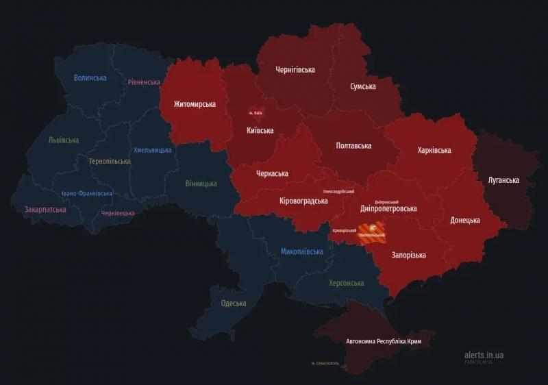 Россияне атаковали Украину «Шахедами»: в регионах действует ВВС