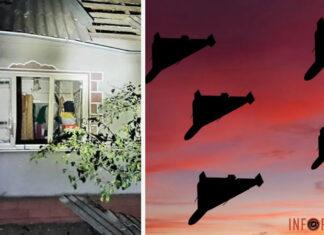 Россияне ночью атаковали Украину шахедами: силы ПВО сбили большинство дронов, но есть и разрушения — фото