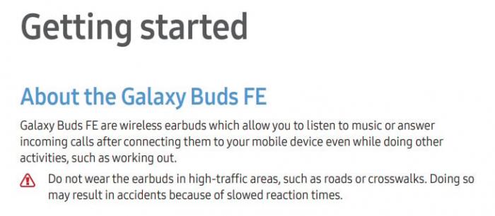 На сайте Samsung появились Samsung Galaxy Buds FE, дизайн, кодовое название и подробности