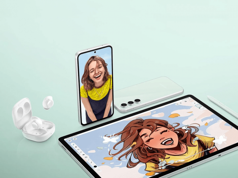 Samsung, не дожидаясь презентации, показала всю линейку Fan Edition: Galaxy Buds FE, Galaxy S23 FE и Galaxy Tab S9 FE
