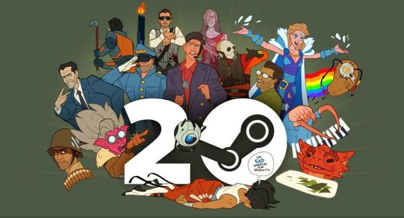 Сервису Steam исполнилось 20 лет! Valve отмечает юбилей своего магазина и вспоминает главные события в истории Steam, а также дарит подарки пользователям