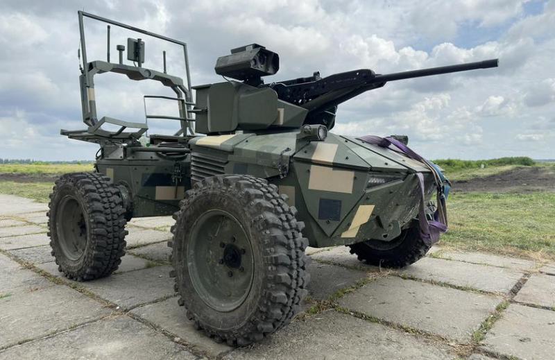 Силы обороны Украины испытывают беспилотного робота Ironclad с тепловизионной камерой и боевой турелью «ШаБля М2» в реальных боевых условиях»