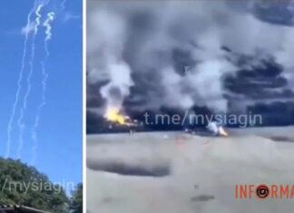 Синхронная бавовна: Бутусов показал видео невероятного поражения сразу четырех российских САУ