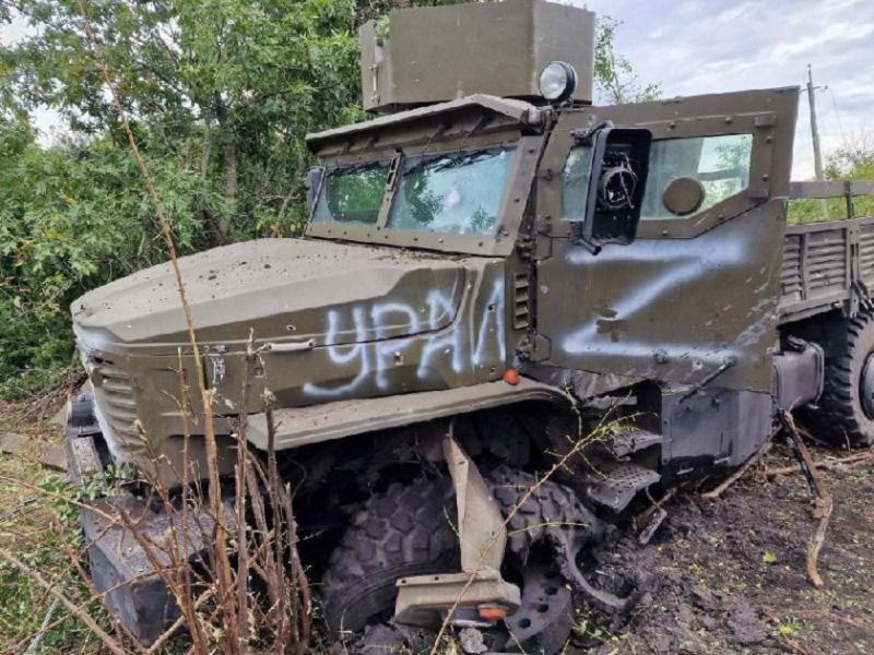 Бюро КРАКЕН вооружилось трофейным российским бронеавтомобилем «Торнадо-У», захваченным в 2022 году