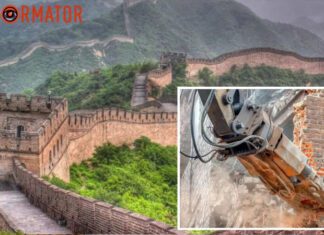 Строители разрушили Великую китайскую стену, чтобы сократить дорогу — фото