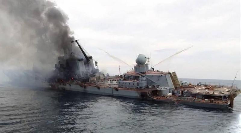 Украинские противокорабельные ракеты «Нептун» уничтожили флагманский ракетный крейсер «Москва» стоимостью 750 миллионов долларов во время испытательных пусков