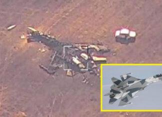 Украинский дрон SHARK нашёл российский истребитель Су-35С экспортной стоимостью более $100 млн, который мог быть сбит в результате дружественного огня