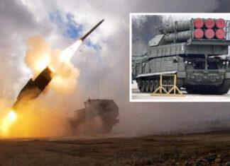 Украинский дрон SHARK помог ракетной системе HIMARS уничтожить самоходную огневую установку 9А317М российского зенитно-ракетного комплекса «Бук-М3»