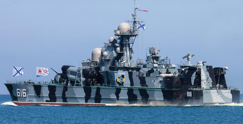 Украинский экспериментальный беспилотник Sea Baby с 850 кг тротила поразил российский ракетный корабль 