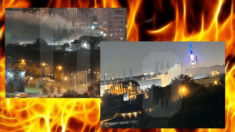 В Москве возле телебашни Останкино раздались взрывы - начался пожар (видео)