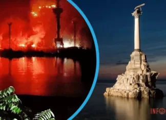 В оккупированном Севастополе раздались взрывы. В месте базирования флота РФ возник пожар: фото и видео