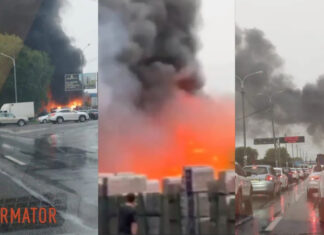 В Ростове-на-Дону новый хлопок: горит завод радиоэлектроники Алмаз — яркие видео и фото