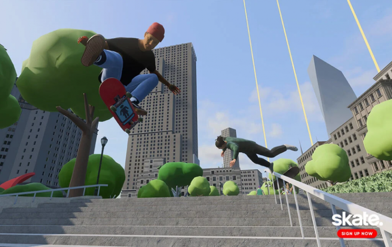 В Интернете появилась игра для перезагрузки симулятора Skate