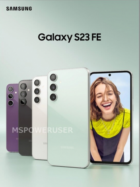 в сети появились 4 цвета Samsung Galaxy S23 FE — выглядят круто!