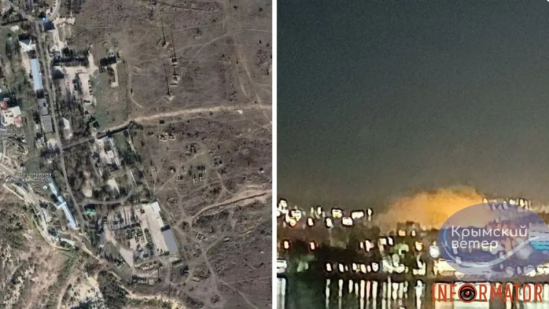 В Севастополе пожар, масштабные взрывы на мысе Фиолент: подробности