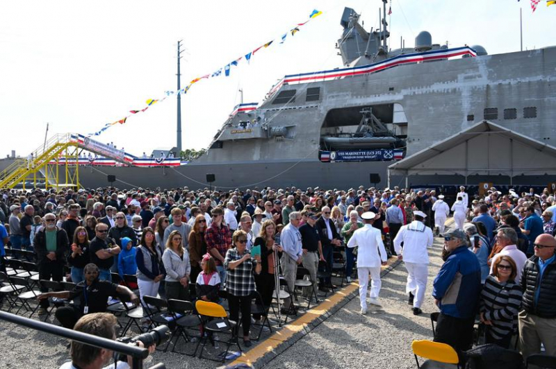 ВМС США заказали прибрежный боевой корабль USS Marinette класса Freedom, который будет вооружен торпедами Honeywell Mk 50 и зенитными ракетами RIM-116 RAM