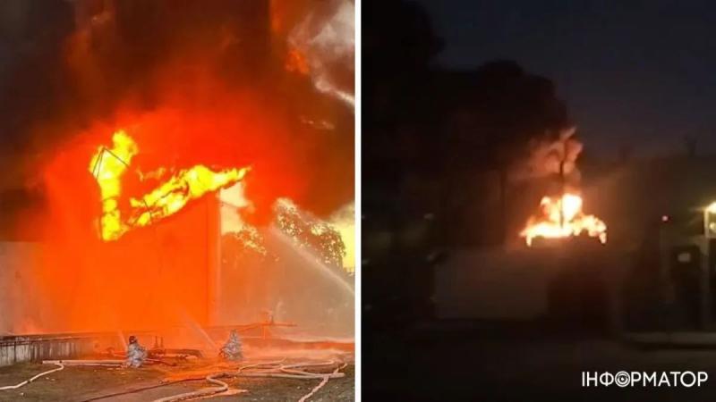 Взрывы и пожар в Сочи возле аэропорта: горит бензобак - видео