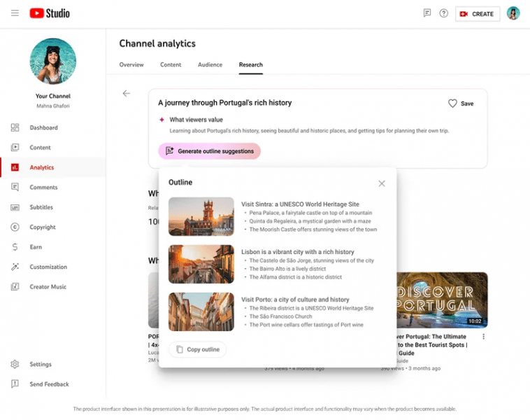 YouTube анонсировал новые инструменты на базе искусственного интеллекта для авторов, включая генеративные фоны и автоматическое дублирование