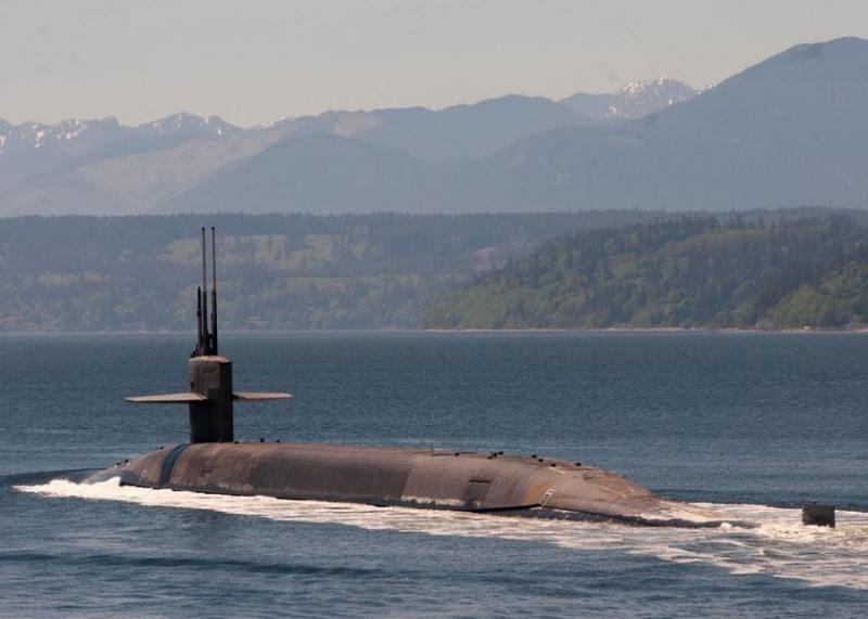 Американская атомная подводная лодка USS Louisiana (SSBN 743) успешно запустила самую совершенную межконтинентальную баллистическую ракету Trident II D5LE