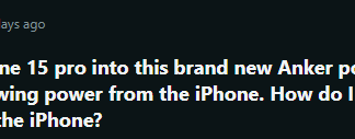 Apple iPhone 15 Pro заряжает павербанк через USB-C вместо того, чтоб заряжаться от него