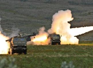HIMARS одной высокоточной ракетой GMLRS уничтожил сразу две российские реактивные системы залпового огня БМ-21 «Град»
