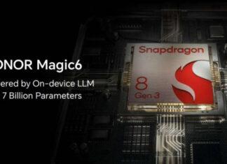 Honor Magic 6 тоже получит топовый процессор Snapdragon 8 Gen 3