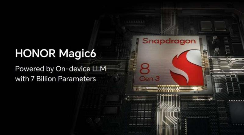 Honor Magic 6 также получит топовый процессор Snapdragon 8 Gen 3