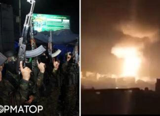 Израиль массированно бомбит военные центры террористов ХАМАС в Газе