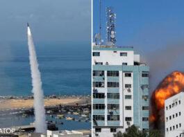 Израиль попал по центральной башне Палестины, под ударом оказался дом лидера ХАМАС: подробности и видео