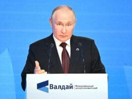 Мы не начинали войну против Украины, она не за территории: что набредил путин во время выступления на Валдае