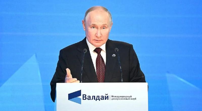 Мы начали войну не против Украины, она не за территорию: до чего добрался Путин во время выступления на Валдае