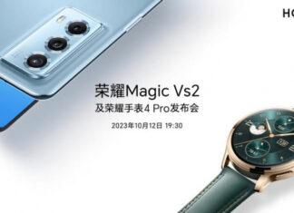 Официально: Honor Magic Vs 2 и Honor Watch 4 Pro представят 12 октября