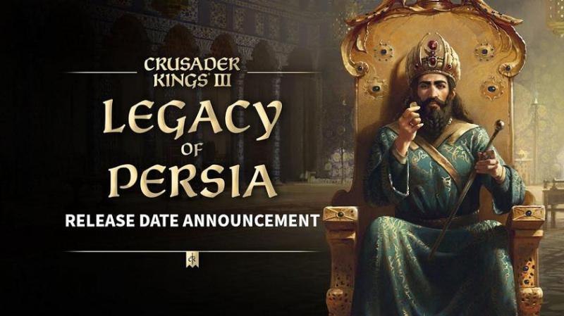 Paradox Interactive раскрыла дату выхода расширения Legacy of Persia для исторической грандиозной стратегии Crusader Kings 3 и представила его новый трейлер