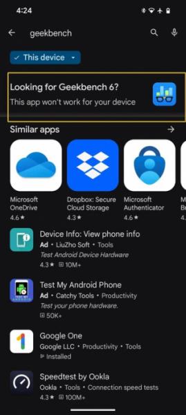 Pixel 8 и 8 Pro — блокирует возможность тестирования смартфонов посредством бенчмарков