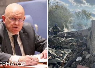 Постпред рф Небензя заявил, что погибшие в селе Гроза были нацистами