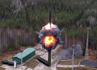 Россияне запустили межконтинентальную баллистическую ракету SS-27 Mod 2 дальностью 12 000 км, которая может нести ядерную боеголовку мощностью до 500 килотонн