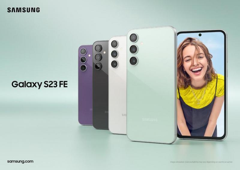 Samsung Galaxy S23 FE: OLED-дисплей с частотой 120 Гц, чип Snapdragon 8 Gen 1 или Exynos 2200, камера 50 Мп и 5 лет обновлений за 599 долларов