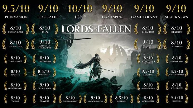 Вышла амбициозная ролевая игра Lords of the Fallen. Игра получает неоднозначные отзывы, но пользуется популярностью