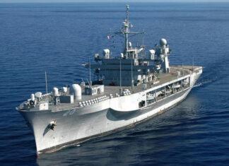 США отправили к Израилю десантный корабль USS Mount Whitney класса Blue Rig