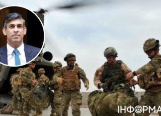 Сунак: Великобритания разместит 20 тысяч военных в Северной Европе