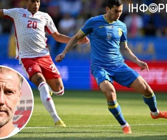 Тренер Мальты Микеле Марколини вызвал на матч отбора против Украины на Евро-2024 28 футболистов