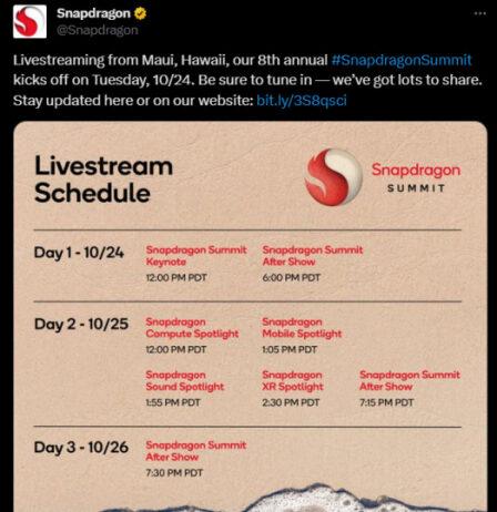 Уже скоро на наших устройствах: известно дату представления флагманского мобильного чипа Snapdragon 8 Gen 3