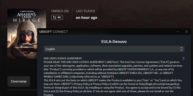 Пиратам в Багдаде не рады: в первом обновлении дня Ubisoft представила защиту Denuvo DRM в Assassin's Creed Mirage