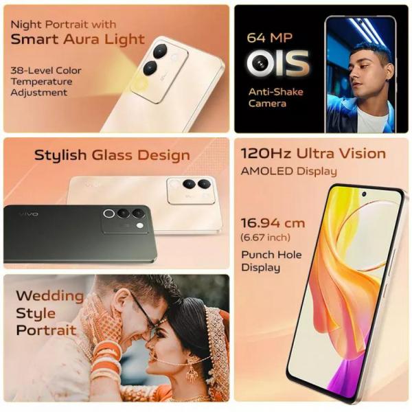 vivo Y200: AMOLED-дисплей с частотой 120 Гц, чип Snapdragon 4 Gen 1 и камера 64 МП с OIS за 264 доллара