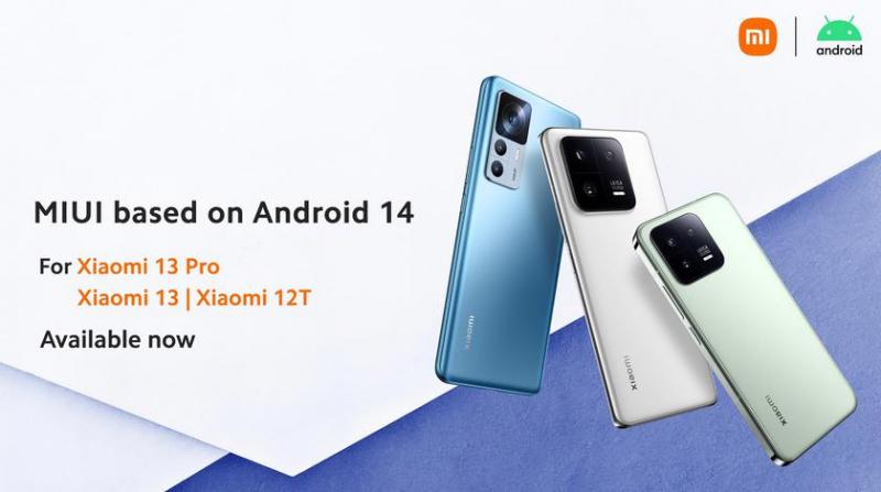 Следующие смартфоны Google Pixel: Xiaomi 13, Xiaomi 13 Pro и Xiaomi 12T начали получать стабильную версию Android 14