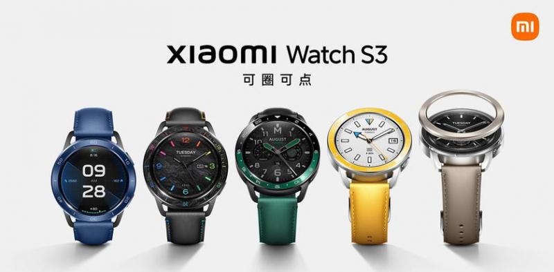 Xiaomi Watch S3 — AMOLED-дисплей, сменная рамка, eSIM и операционная система HyperOS за $135