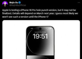Apple тестирует iPhone 16 Pro с вырезом, сделанным перфоратором, вместо Dynamic Island – инсайдеры