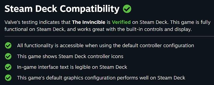 Атмосферный триллер The Invincible будет полностью совместим с портативной консолью Steam Deck со дня релиза